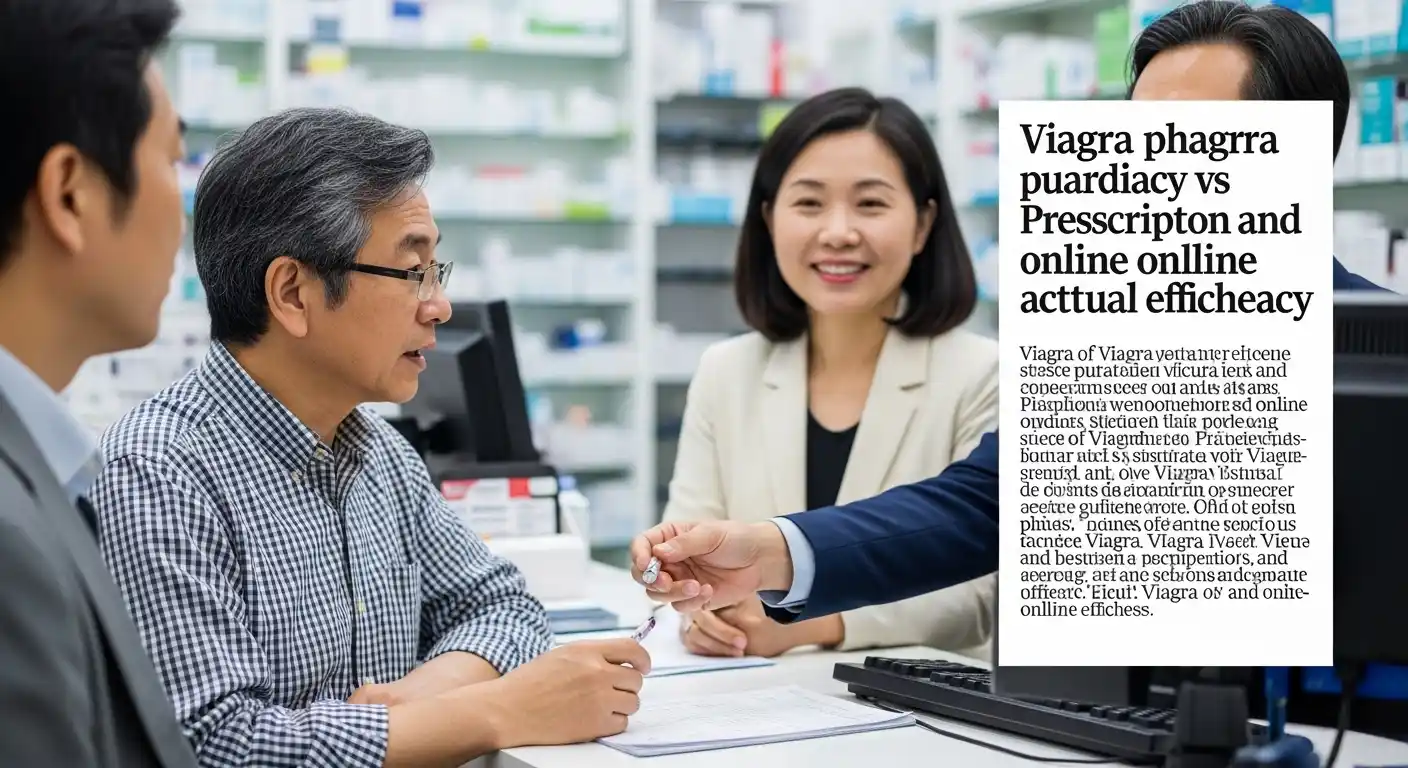 같은 비아그라라도 체감이 달라지는 현실적인 이유